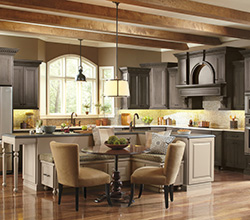 Omega Cabinetry  Style: Casual  Material: Maple  Finish: Smokey Hills
