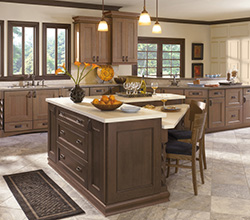 Omega Cabinetry  Style: Laroche  Material: Cherry  Finish: Riverbed