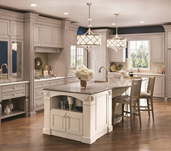 Gallery Cabinetry by Elevations – Gray Painted Wood Cabinets